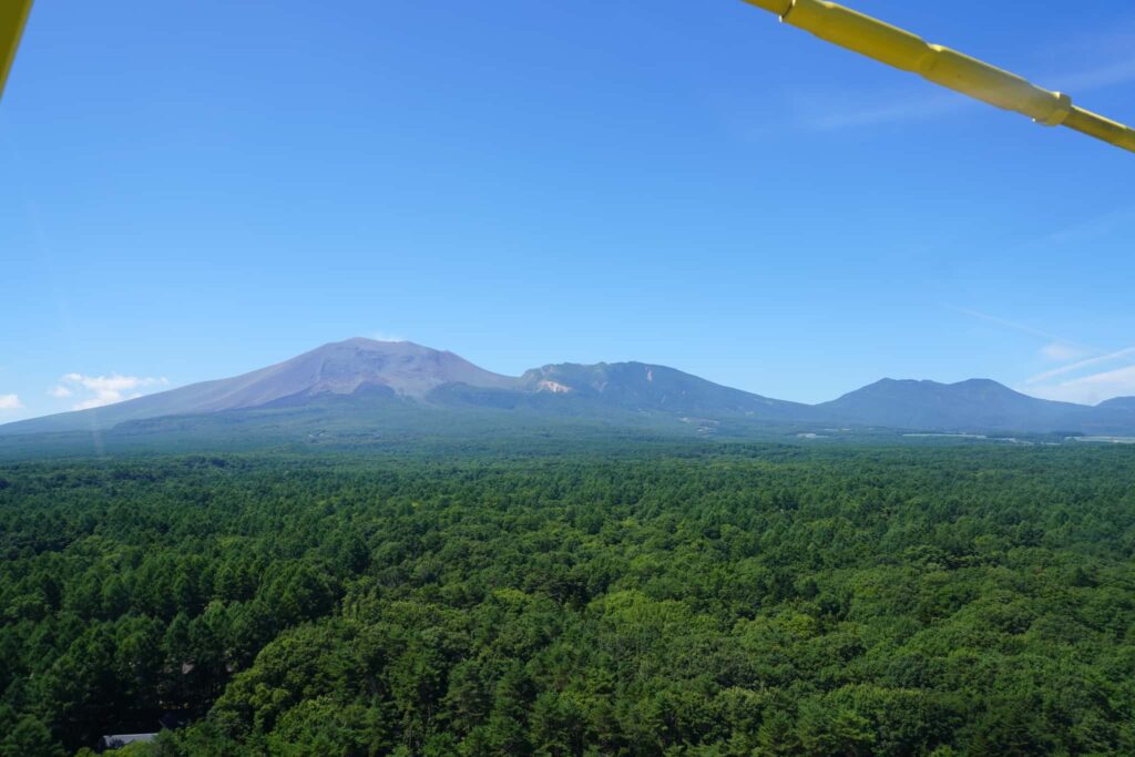 【軽井沢おもちゃ王国】大観覧車は山がきれいです！